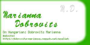 marianna dobrovits business card